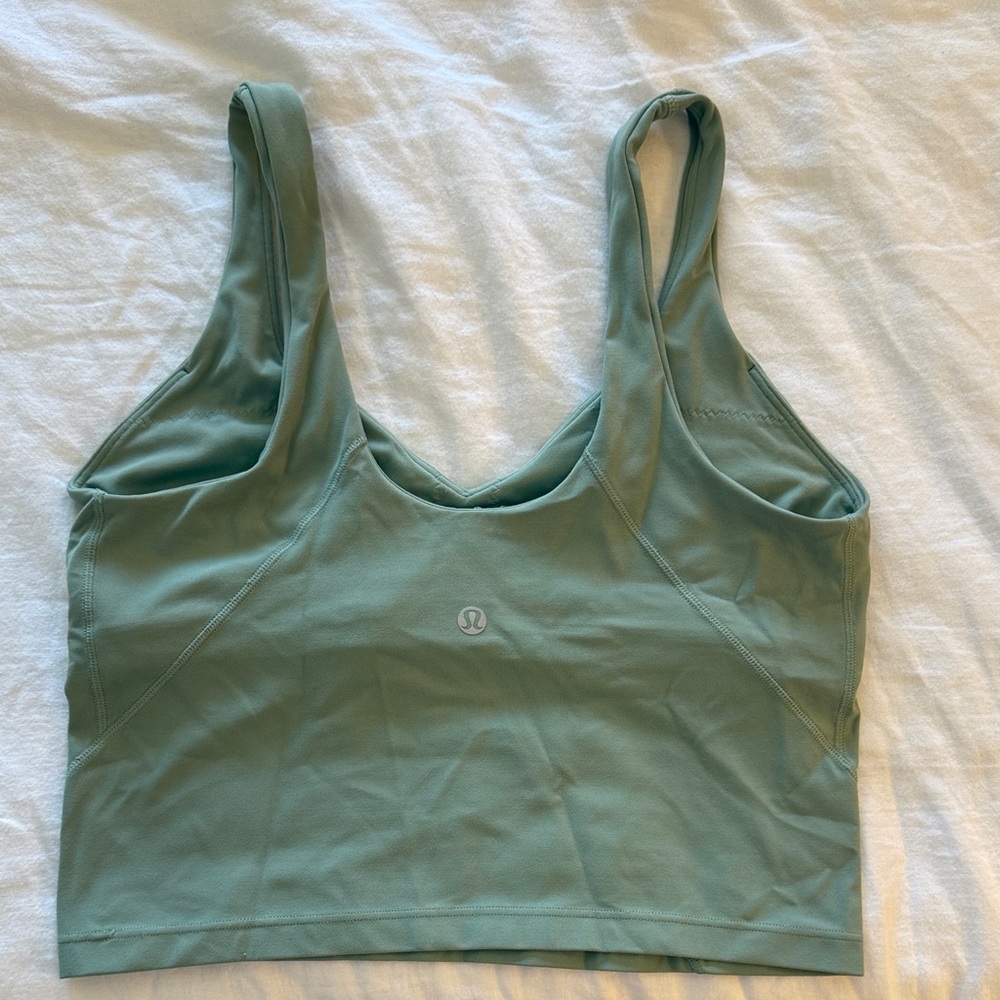 lululemon align crop tank -Women's Eucalyptus Green - Picture 2 of 3